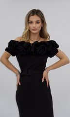 Rochie neagră lungă