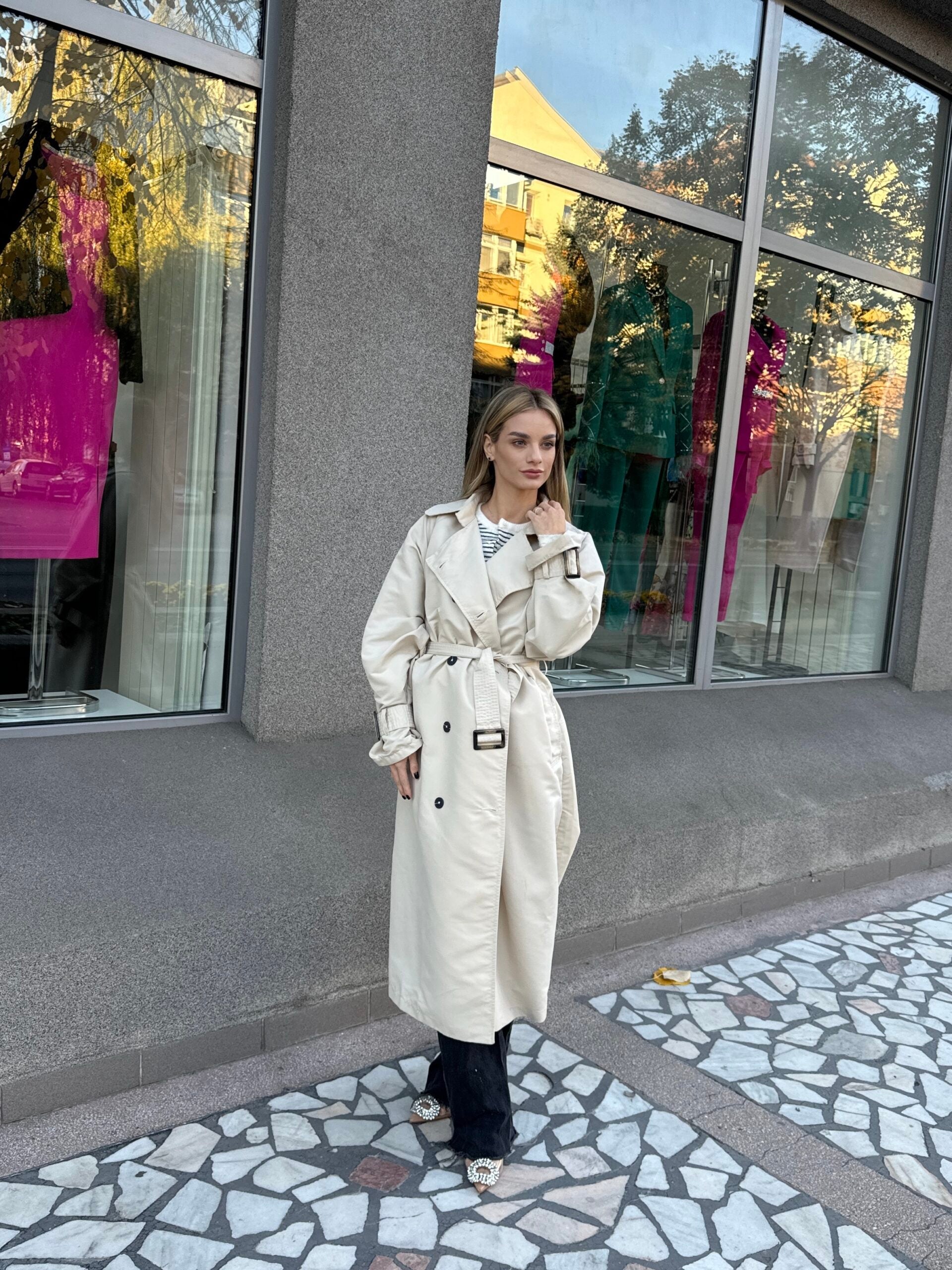 Trench Oversized Melia