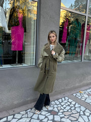 Trench Oversized Military